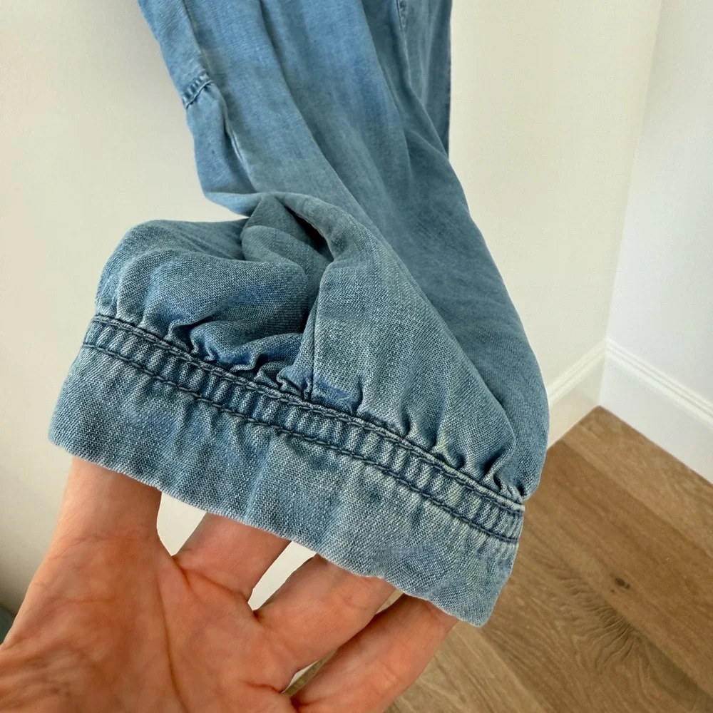Mayoral Blue Denim Sleeveless Romper - Picture 9 of 9